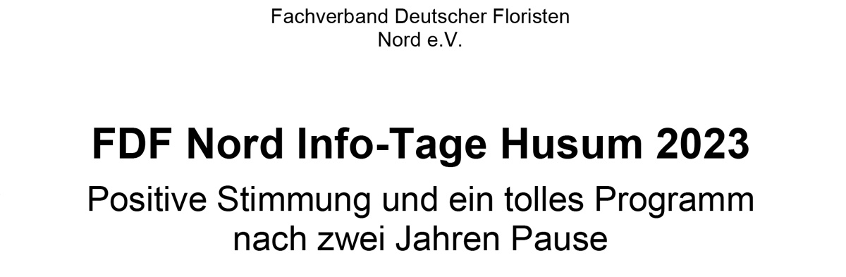 FDF Nord Info-Tage Husum 2023